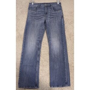 BKE Buckle Jake Straight Leg Jeans Distressed Whiskering Y2K Men's 33x32 Cowboy
